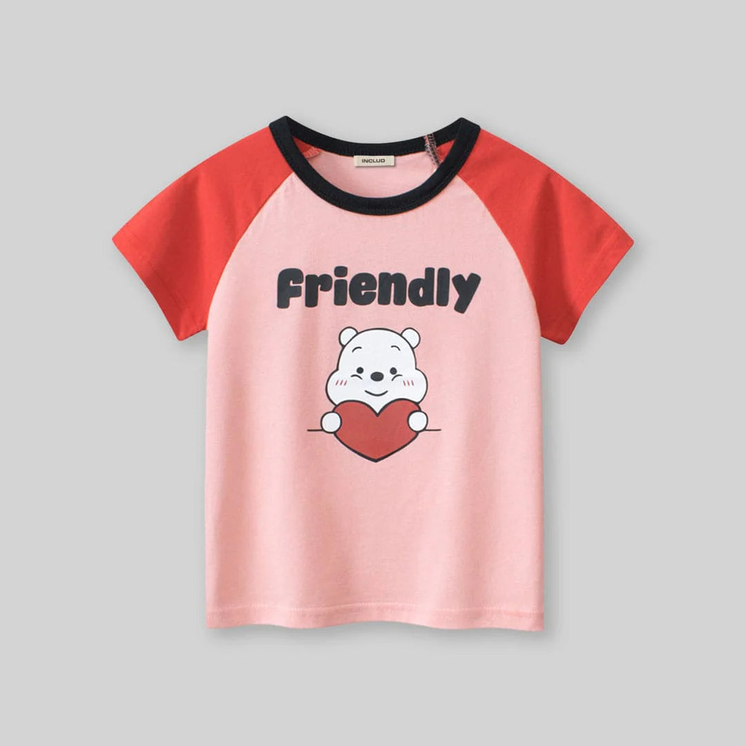 Rs 300/piece Cotton Pink T-shirt 6 Set(32, 34, 36,38,40) Per piece