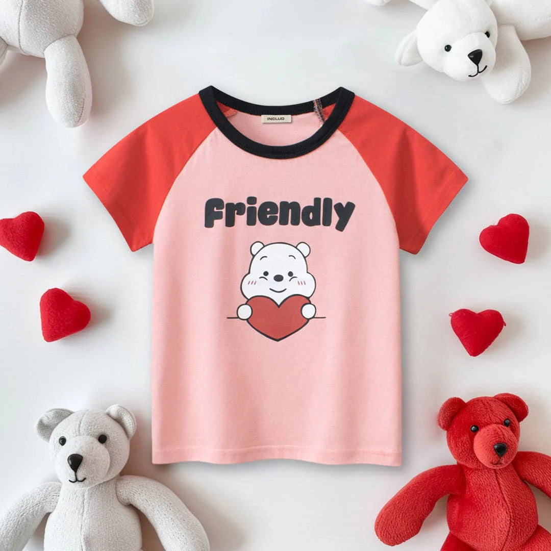 Rs 300/piece Cotton Pink T-shirt 6 Set(32, 34, 36,38,40) Per piece